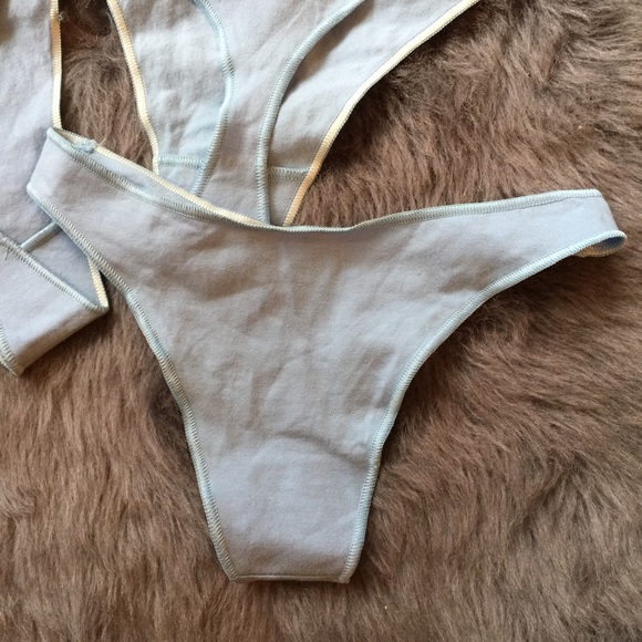 New! American Apparel baby blue panties bundle - Picture 3 of 5